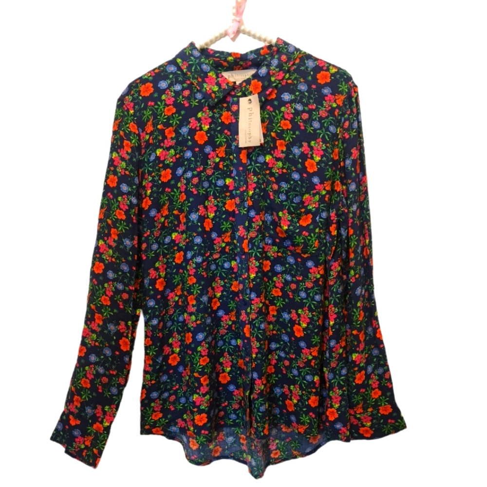 Philosophy Floral Button Down